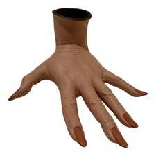 Vintage Ceramic Hand Sculpture Vase Surreal Art Object Planter Ring Holder picture