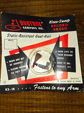 Duotone Kleen-Sweep KS-1R Record Brush Static-Resistant Goat-Hair picture