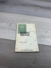 Speak More Effectively 1979 Dale Carnegie PB Dale Carnegie & Associates, Inc. picture