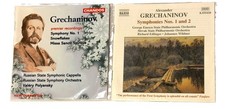 Lot 2 Grechaninov CDs Symphonies 1 and 2 Classical Music MINT DISCS No Cases picture
