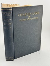 Charles Lamb Essays And Letters 1930 HC Edited By Maurice Fulton 1st Edition picture
