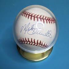 Mike Schmidt Autographed Baseball w/ Clear Display Case picture