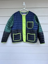 Patagonia Worn Wear ReCrafted Down Puffer Jacket Size L Unisex Multicolor (A49) picture