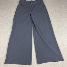SPANX AirEssentials Wide Leg Pants Womens 1X Tall Blue Drawstring Lounge picture