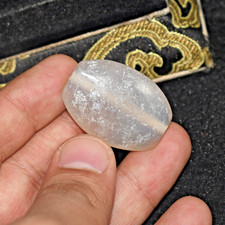 Large Ancient Banded Agate Stone Dzi Bead with Patina in good Condition picture