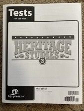 HERITAGE STUDIES TESTS GRD 3 By Bob Jones University picture