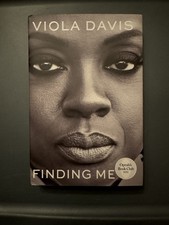 SIGNED Finding Me - Viola Davis [Harper One 2022] 1st Edition Actress Rare picture