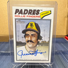 Topps 2026 Heritage Real One Autographs Rollie Fingers ROA-77RO-RF A's Auto picture