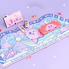 Kirby Desk Mat - Large Blue Anime Mousepad picture