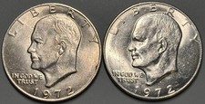 1972 P &D Eisenhower Ike Dollar Nice BU Uncirculated Ungraded Coin Lot C19 picture