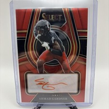 2022 Panini Select Draft Picks - Ahmad Gardner RS-AGA Orange Ink Prizm Autograph picture