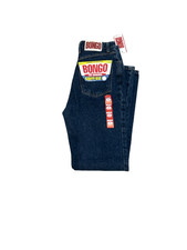 NWT Vintage 80s 90s Bongo Slim Fit Tapered Leg High Waisted Jeans Size 7 Dark  picture