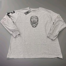 Primitive x Terminator 2 Skynet Shirt Mens Medium Gray Long Sleeve NWT  picture