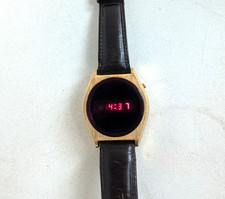 Rare Gillette Reflex Model 315 Men's Digital Quartz LED Watch NOT Flick of Wrist picture