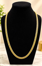 Solid 10K Yellow Gold Miami Cuban Link Chain — 26