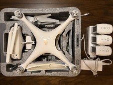 DJI Phantom 4 Drone, Full Case, Batteries, Charger, Spare Blades - WORKS picture