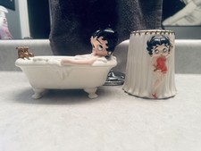 Betty Boop 2001 Westland Bathroom Toothbrush Holder, Soap dish  picture