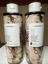2-PACK KORRES VIOLET Shower Gel 8.45 oz / 250ml New SEALED picture