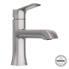MOEN Liso Single Handle Bathroom Faucet Spot Resist Brushed Nickel picture