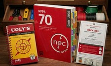 2026 NEC NFPA 70 PAPERBACK BOOK + UGLY'S ELECTRICAL REFF + INDEX TABS COMBO picture