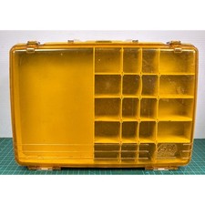Vintage Plano 50th Anniversary Tackle Box 1952-2002 Amber Double Sided Storage picture