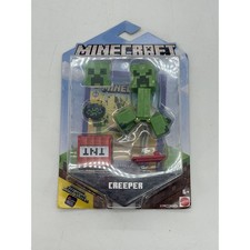 2019 Mattel Mojang Minecraft Creeper Figure Scan Unlock TNT Accessories NEW picture