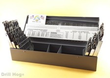 115 Pc Letter Number Drill Bit Set Stubby Stub Screw Machine Length Drill Hog  picture