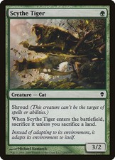 2009 Magic: The Gathering: Zendikar - Scythe Tiger (#183, C, Near Mint) picture