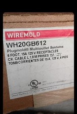 Wiremold WH20GB612 Plugmold Multioutlet System (Lot Of 2) New picture