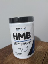 Nutricost HMB Powder (Beta-Hydroxy Beta-Methylbutyric) 250 Grams picture
