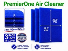 Fast-Shipped-Filters 3 Pack Filters Pads Designed to Fit PremierOne Air Cleaner picture