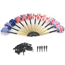 12Pack Dart With National Flag Flights For Electronic Dartboard With 36 Soft Tip picture