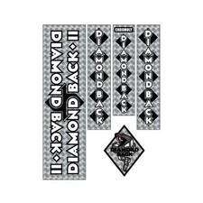 1982-83 Diamond Back - DBII Silver Streak - Snake decal set picture