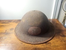 WWI WW1 US Army Military Doughboy Brodie Kelly M1917 Helmet 30th Div. Original  picture