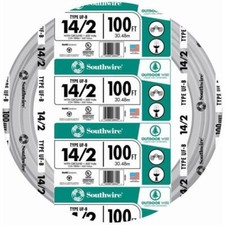 Southwire 13054226 100 Ft. 14/2WG UF-B Wire - Gray picture