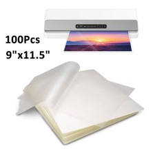 100 Clear Thermal Laminating Sheets Laminator Pouches 9
