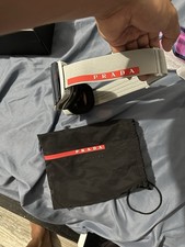 Prada Linea Rossa x Oakley Shield Ski Goggles White Mirrored Black Lens picture