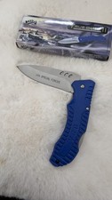 New Frost Cutlery TRUE BLUE II Folding Lock Blade Knife #18-979BL picture