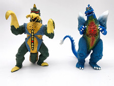 1995 Trendmasters Godzilla Electronic Sound Figures Lot of 2 WORKING Vintage picture