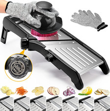 Mandoline Food Slicer for Kitchen, Adjustable Stainless Steel Mandoline Vegetabl picture