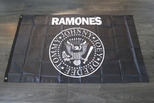 The Ramones Black Banner Flag 3x5 feet Punk Rock Music Band USA Shipper CD picture