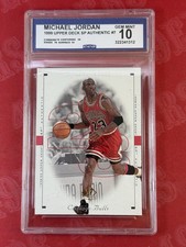 1998-99 SP Authentic Michael Jordan #7 Upper Deck – GEM MINT 10 CCG picture