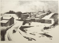 Kenneth M. Adams Signed Lithograph 