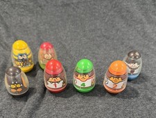 Vintage 1973 Weeble Wobble Hasbro Toys Lot Of 7 Dog Sports Scuba picture