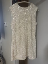 NWT H&M Glam Bow Dress Women's size L picture
