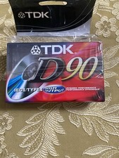 Two TDK Blank  Audio  Cassette Tapes NEW & SEALED picture