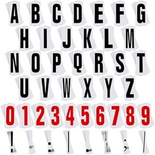Jecery 400 Pcs Marquee Sign Letters Flexible Plastic Letters on Flexible Panel picture