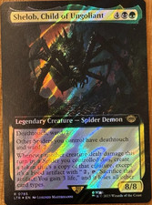 Shelob Child of Ungoliant, R 0785, NM, Extended Surge Foil MTG, LotR Lord Rings picture