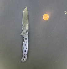 CRKT M16-10KS Carson Design Black Tanto Combo Edge FlipperPocketknife Liner Lock picture