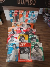 1958-59 JET MAGAZINE LOT OF 33 ISSUES LOW GRADE/ ●DAMAGED● COMPLETE ISSUES READ picture